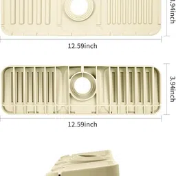 nuvixa Sink Drainer Pad Non Slip Soap, Shampoo, Handwash Bottle, Holder Sink Plug image 2