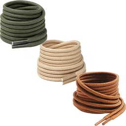 house of common shoe laces brown Beige Army green round 90cm for boot sport hiking shoes Shoe Lace-image-71