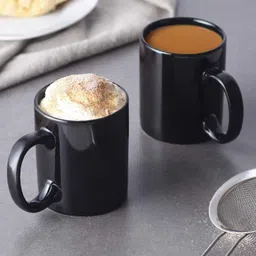 superior craft Full Black Plane Coffee and Tea Ceramic Gift for Birthday Couple, Friends Ceramic Coffee Mug-picture-23