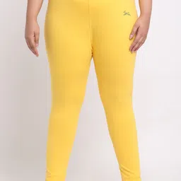 trend level Solid Women Yellow Tights-picture-27