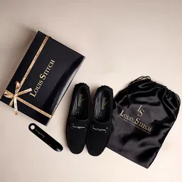 louis stitch Men's Italian Suede Leather Driving Loafer Moccasins Casual Loafers for men Loafers For Men image 5