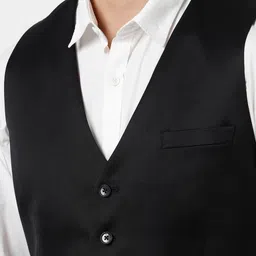 van heusen Solid Men Waistcoat image 5