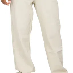 white leapard Men Relaxed Fit Mid Rise Beige Jeans-picture-17