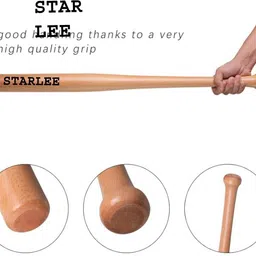 seven star meerut STARLEE-9.1 Heavy Duty Natural Wood Baseball Bat classic baseball {n@tural} Willow BaseballBat For 15+ Yrs-picture-11