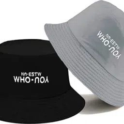 Jamont Unisex Bucket Hat Beach Sun Hat Fishing Hat Reversible Double-Side-Wear-picture-17