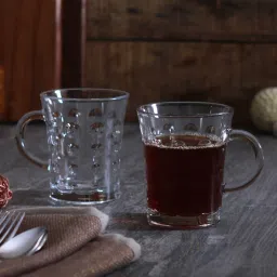 pasabahce Classic 278ml Transparent Glass (Set of 2) Tea Cup image 1