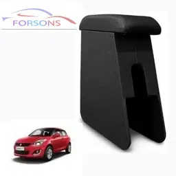 forsons Car Arm Rest Wooden Armrest Beige Color with Cushion & Storage Box Car Armrest Car Armrest image 1