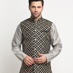 kraft india Embroidered Men Waistcoat-picture-35