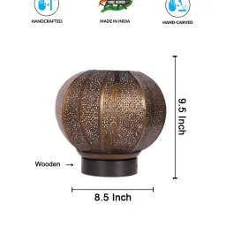 new era Metal Gold Table Lamp image 3