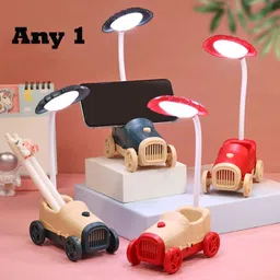 CAR Cute Mini Bear USB Rechargeable Desk Lamp Study Lamp-image-37