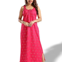 Inner Beats Conversational Printed Maxi Nightdress-picture-25