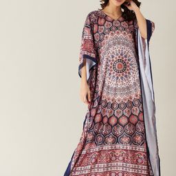 The Kaftan Company Printed Maxi Nightdress-picture-40