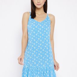 Hypernation Floral Printed Nightdress-picture-12