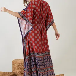 The Kaftan Company Printed Maxi Nightdress image 5