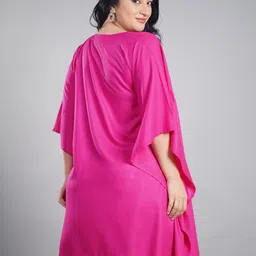 LetsDressUp Graphic Printed Kaftan Nightdress image 2