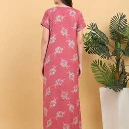 Sweet Dreams Round Neck Printed Maxi Nightdress image 5