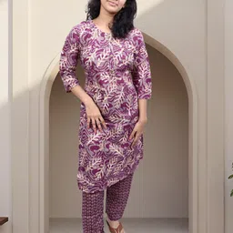 pickcell Women Embroidered Cotton Blend Ethnic Dress image 2