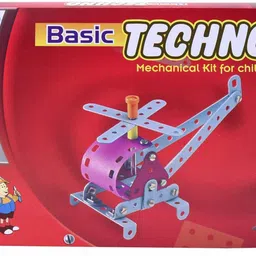 olympia GAMES AND TOYS Basic Techno Mechanical Engineering Educational Toy Kit Constructive Building Blocks and Models Construction Set for Kids Both Boys and Girls (Age 5 to 12, Multicolor)-picture-21