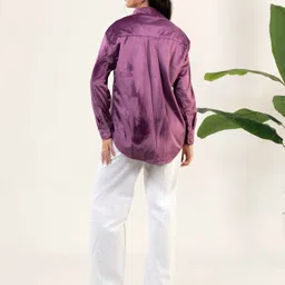 urban sundari Women Regular Fit Solid Spread Collar Casual Shirt image 2