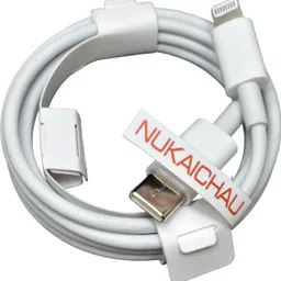 NUKAICHAU Lightning Cable 3.6 A 1.05 m Copper Braiding iPhone Type-C to Lightning Cable Wire-picture-13