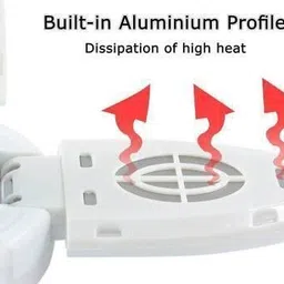 Shifozaa 25 watt small Foldable Light, Fan Blade shaped LED Light Bulb Ceiling Lamp image 5