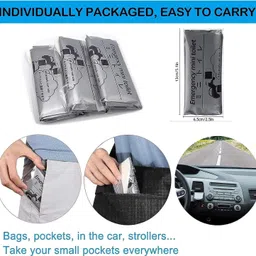 budieggs Emergency Mini Portable Toilet Unisex Disposable Urinal Bags Urine Bag image 2