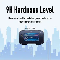 badal auto TVS Apache 160 4V New 2025 Model [Not Tempered Glass] Bike Display Screen Guard image 3