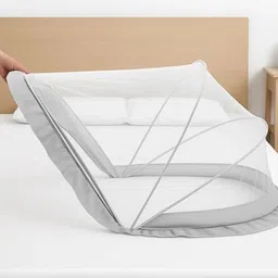 ya enterprise Baby mosquito net crib white HDPE - High Density Poly Ethylene Washable Infants Mosquito Net image 5