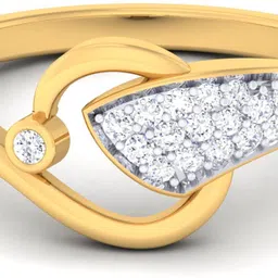 avsar AVR922YA 18kt Diamond Yellow Gold ring-image-3