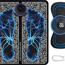 edicon EMS Foot Massager Pad Electric Foldable Massage Mat Muscle Stimulation Relief-picture-17