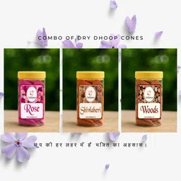 cowliance Yoga Breathwork and Home Fragrance | Long Burning Incense for Peace and Purity Fruit, Woody, Rose Dhoop-picture-24