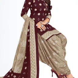 drashti creation Unstitched Crepe Salwar Suit Material Printed-picture-18