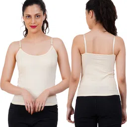 halohugs Women Black Camisole image 2