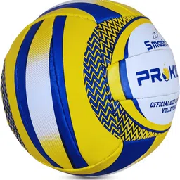 prokick Smash Pro Machine Stitched 18-P Volleyball - Size: 4 image 2
