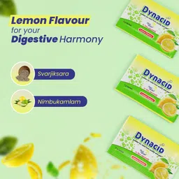 leeford DYNACID Ayurvedic Relief for Acidity & Bloating Fast-Acting Digestive Comfort Lemon Powder image 5