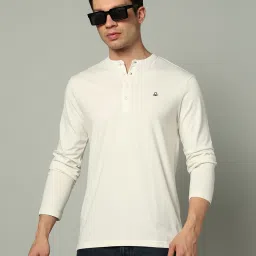 united colors of benetton Men Slim Fit Henley T-Shirt image 1