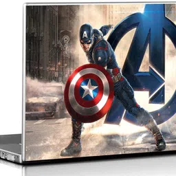 PIXELARTZ Laptop Skin - Captain America - Avengers - HD Quality - 15.6 Inches 3M Vinyl Paper Laptop Decal 15.6-picture-37