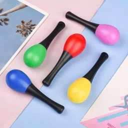 imaginea Egg Shaker with Handle Plastic Shaker Handheld Percussion Musical Instruments Egg Shakers-picture-11