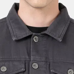 t-base Men Crop Denim Jacket image 5