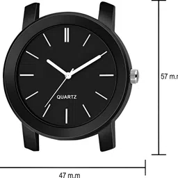 house of common Party - Wedding and casual watch Analog Watch - For Men All Black Analog & party wear watch for boys & man image 3