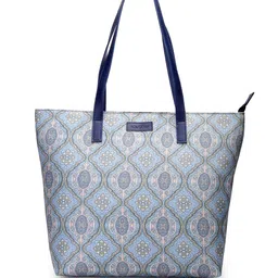 AQUATAN Ethnic Motifs Printed Shopper Tote Bag image 1