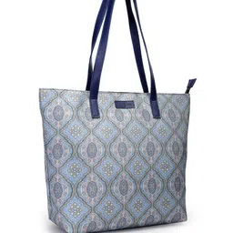 AQUATAN Ethnic Motifs Printed Shopper Tote Bag image 2