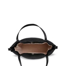 United Colors of Benetton Textured Structured Handheld Bag image 3