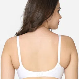 VStar White Non Padded & Non Wired Solid Bra image 3