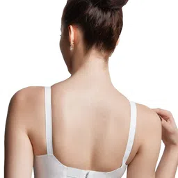 Libertina duchess u back Pack of 2 White Non Padded Cotton Bras image 2