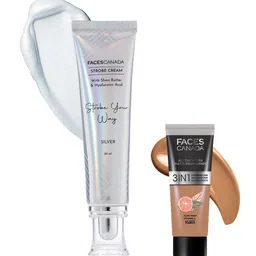 FACES CANADA Celeb Glow Kit - Strobe Cream 30 ml & All Day Hydra Matte Foundation 15 ml-picture-38