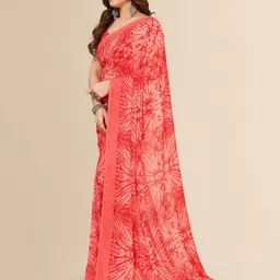 moda rapido ANAND SAREES Tie and Dye Printed Saree image 1