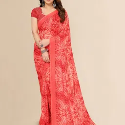moda rapido ANAND SAREES Tie and Dye Printed Saree image 2