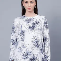 Steele Floral Printed Pure Cotton Casual Top-picture-17