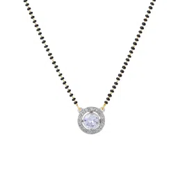 Estele Gehena Lightweight Elegant Solitaire Charm Mangalsutra image 2